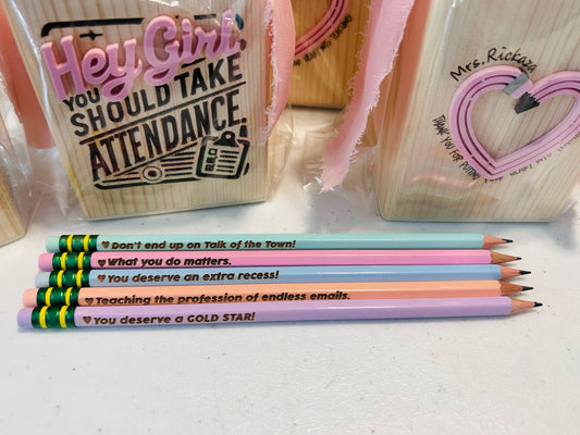 Teacher Pencil Set