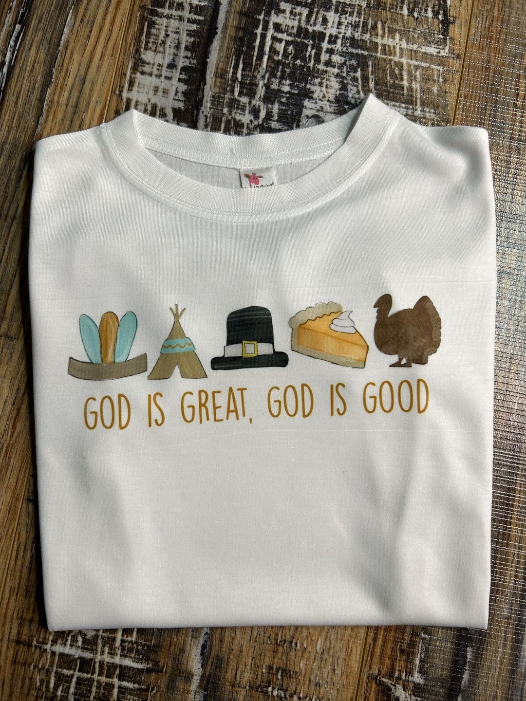 God is Great, God is Good Thanksgiving Fall Shirt