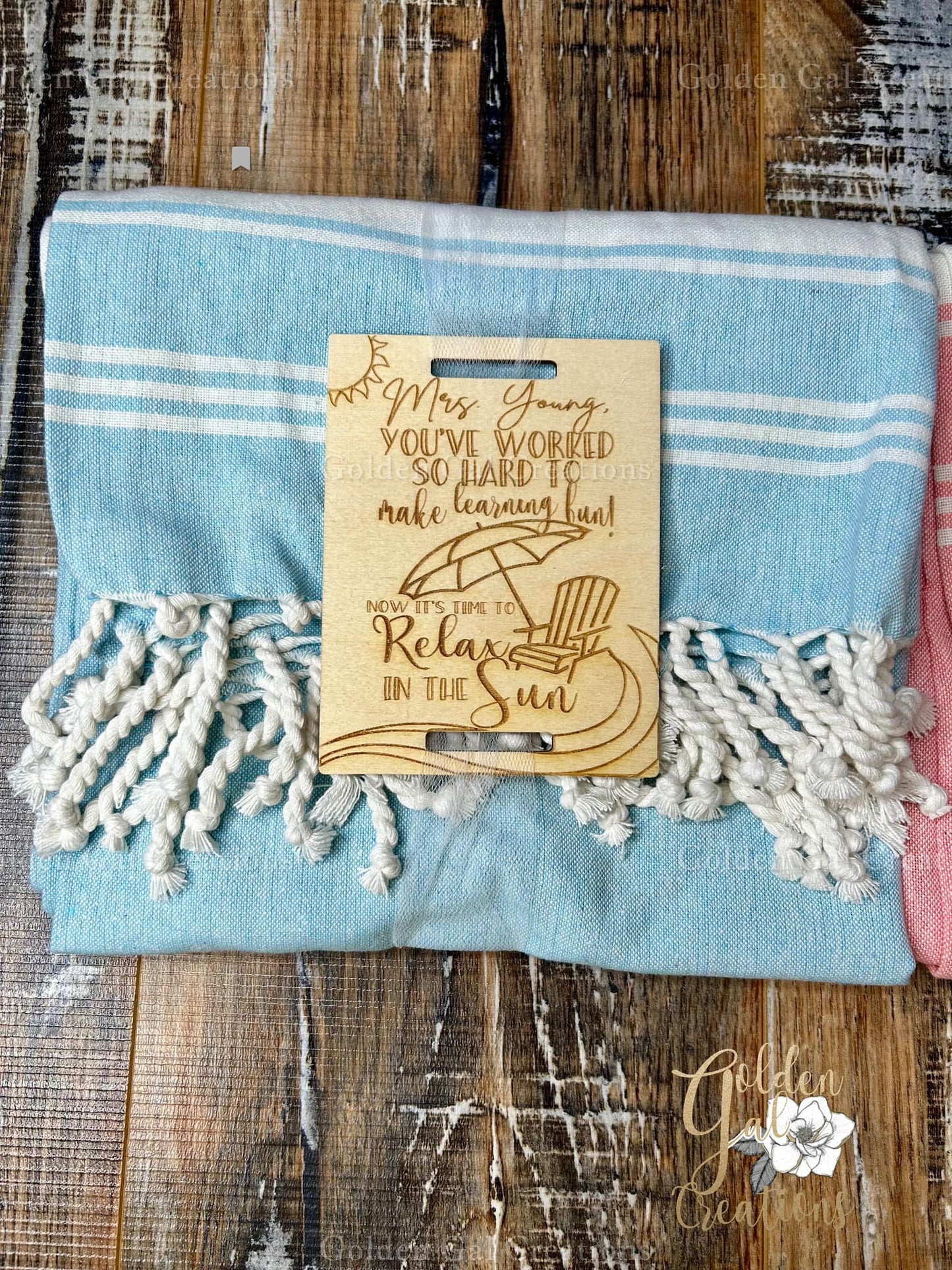 🏖️ Teacher and Mom Beach Blanket Gifts 🏖️