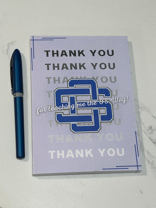Thanks for Teaching me the OS way Notepad - Great Teacher Gift