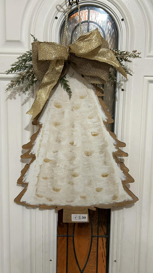 Minimalist Christmas Tree Door Hangeer