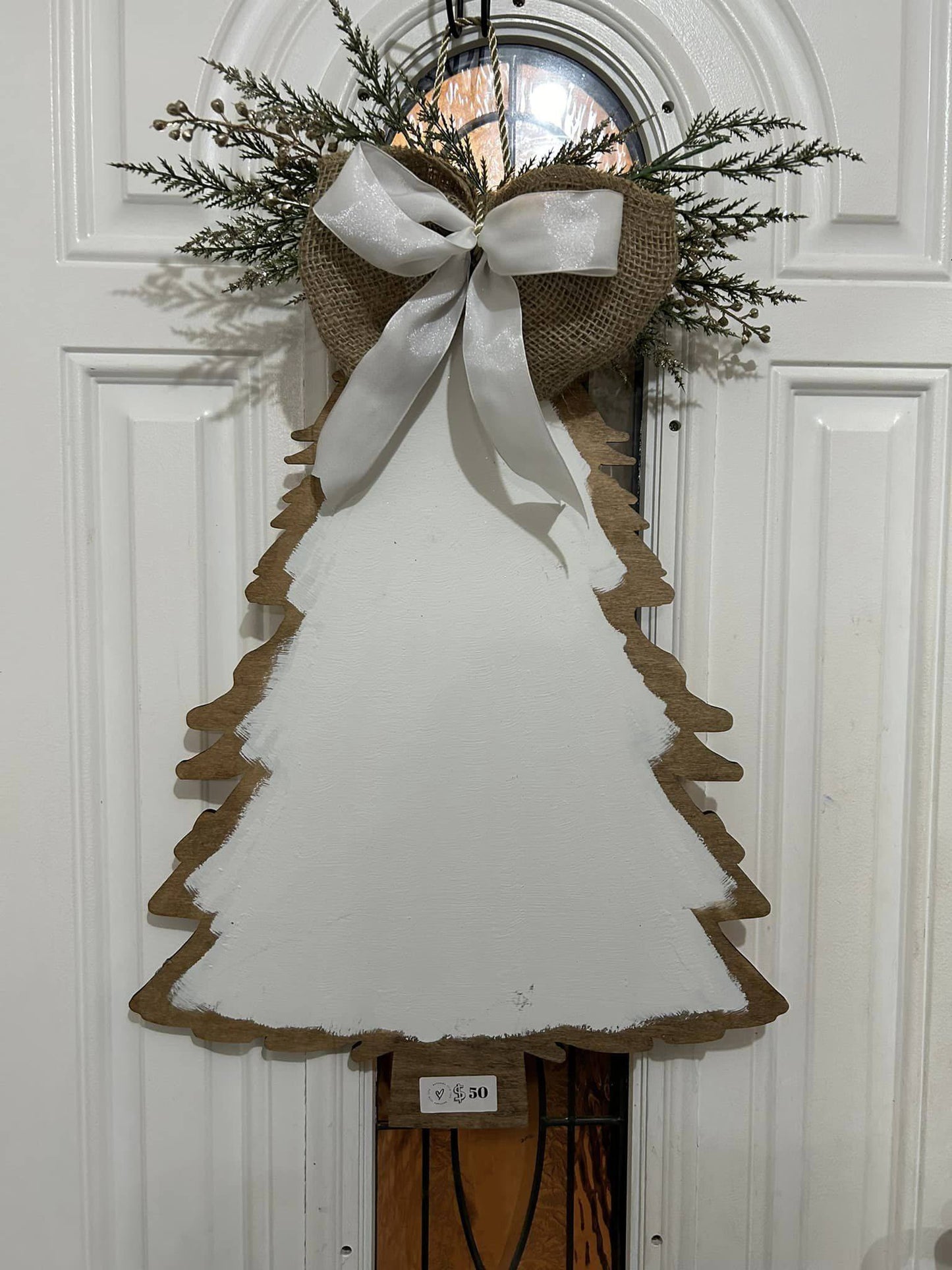 Minimalist Christmas Tree Door Hangeer