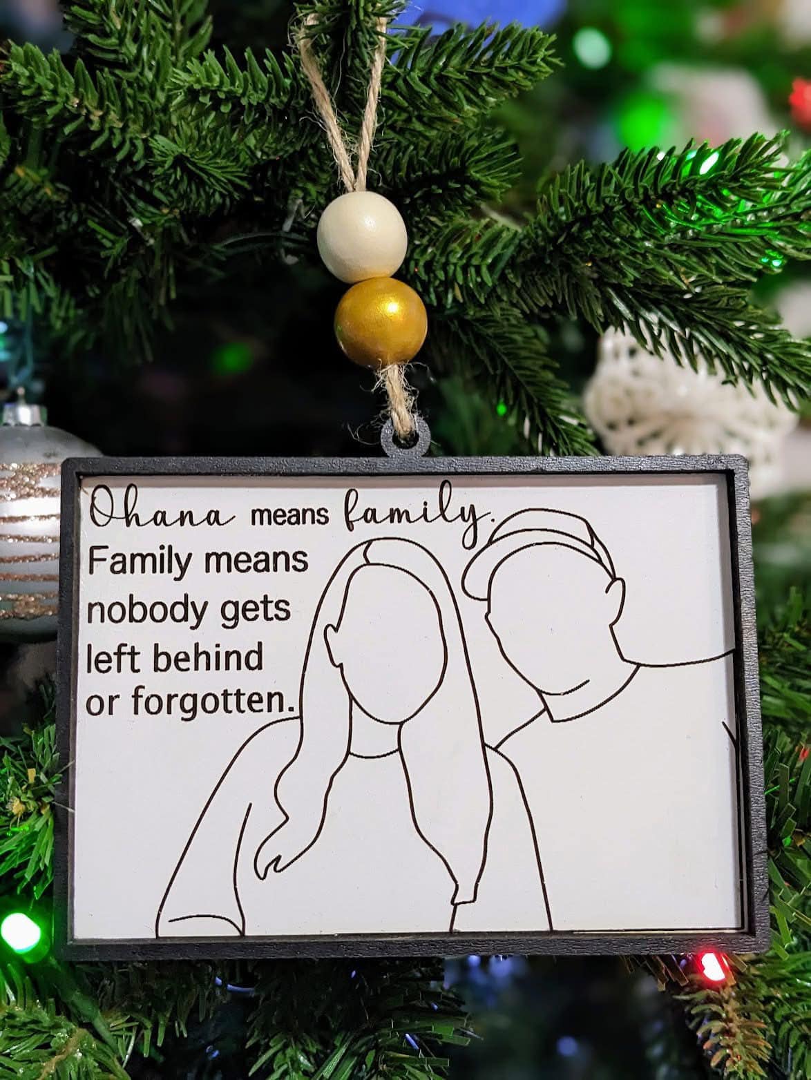 Custom Line Art- Frames AND Ornaments