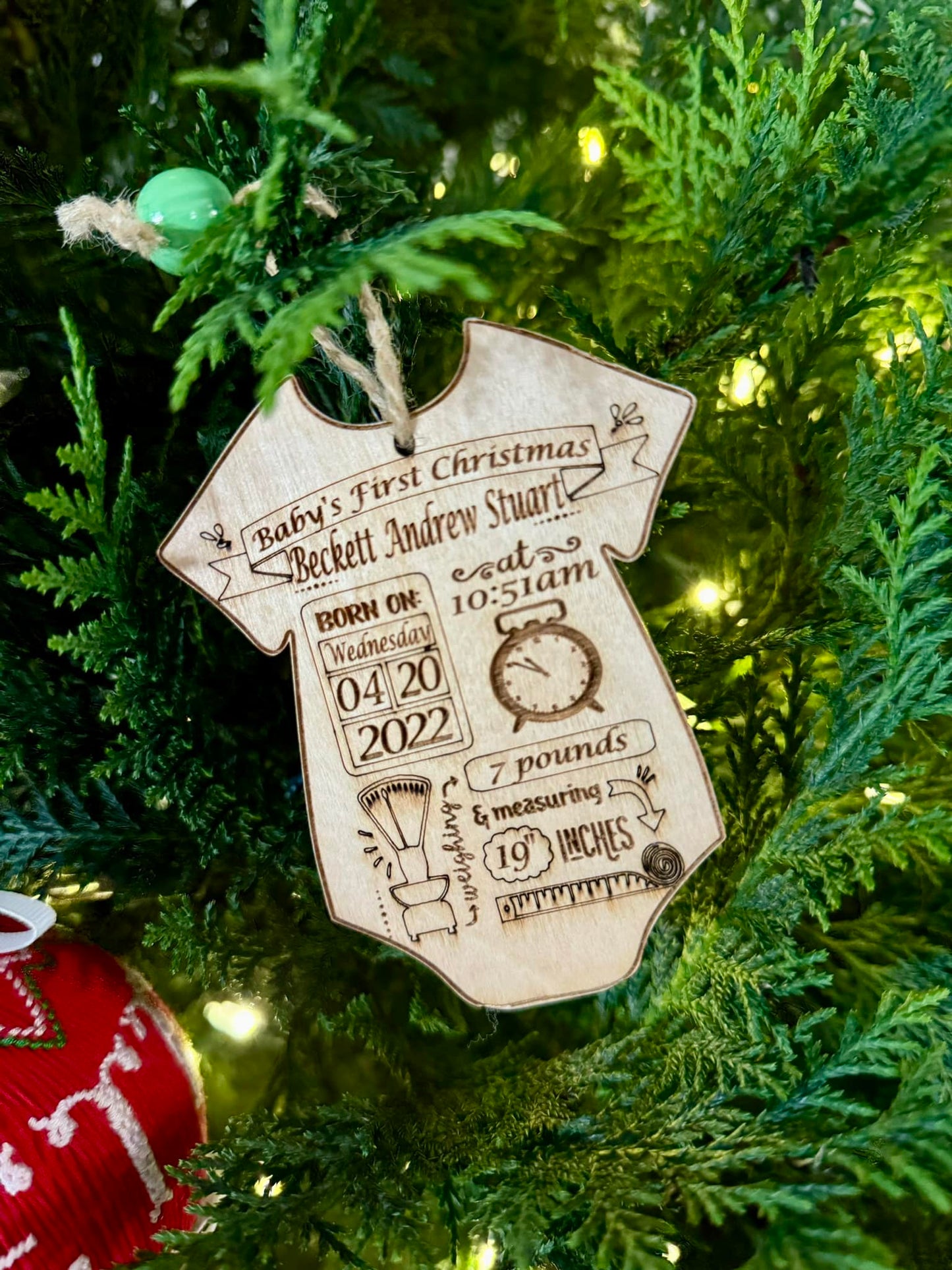 New Baby Ornament - Perfect for Christmas