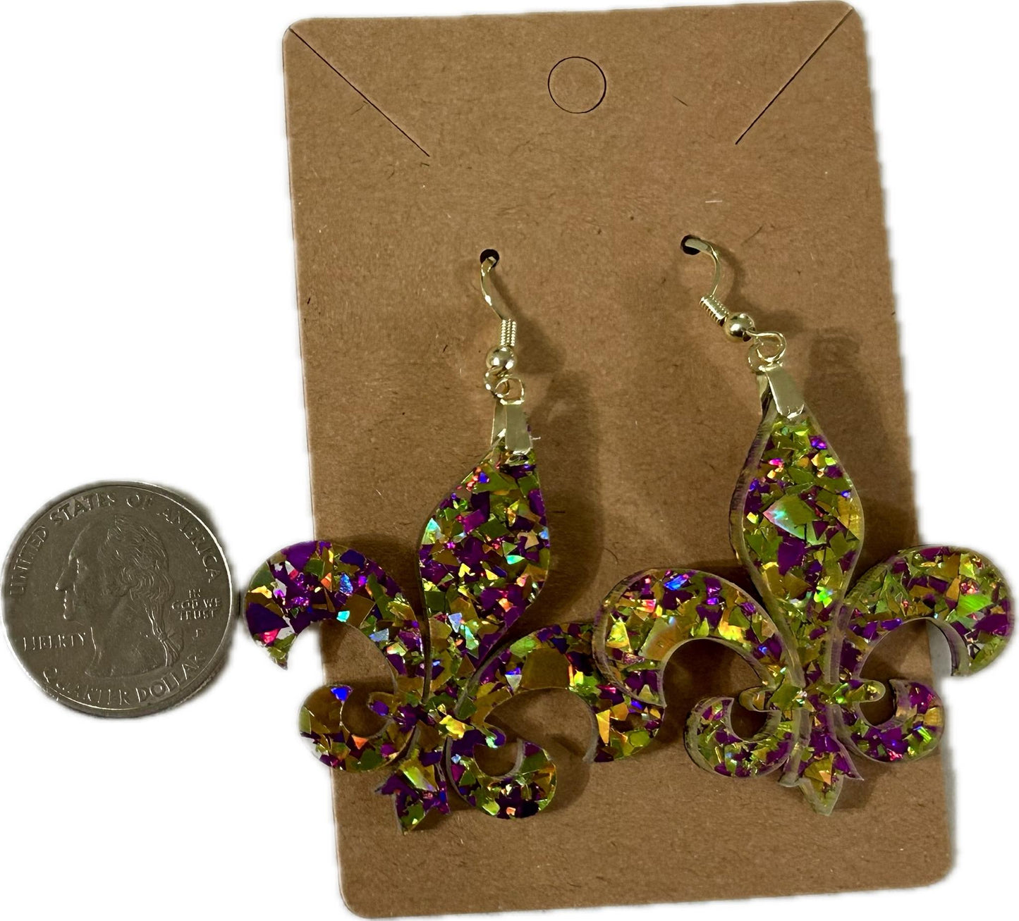 Mardi Gras Earrings