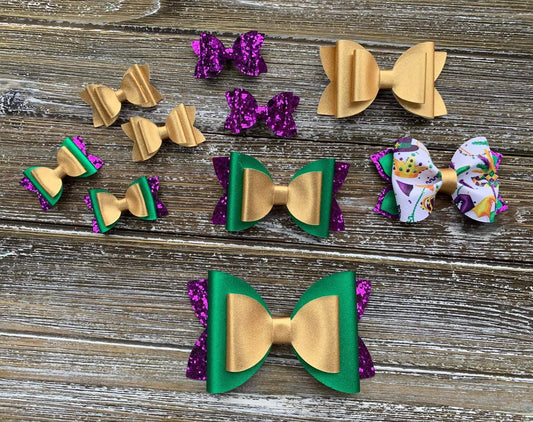Mardi Gras bow PREORDER