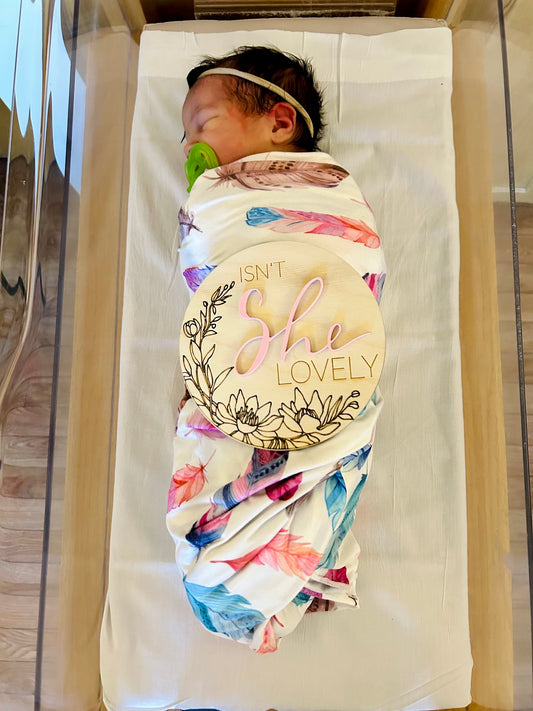 Isn't She Lovely Baby Sign