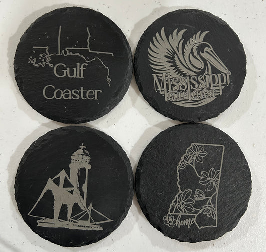Slate Coaster Sets - 5 Options Available