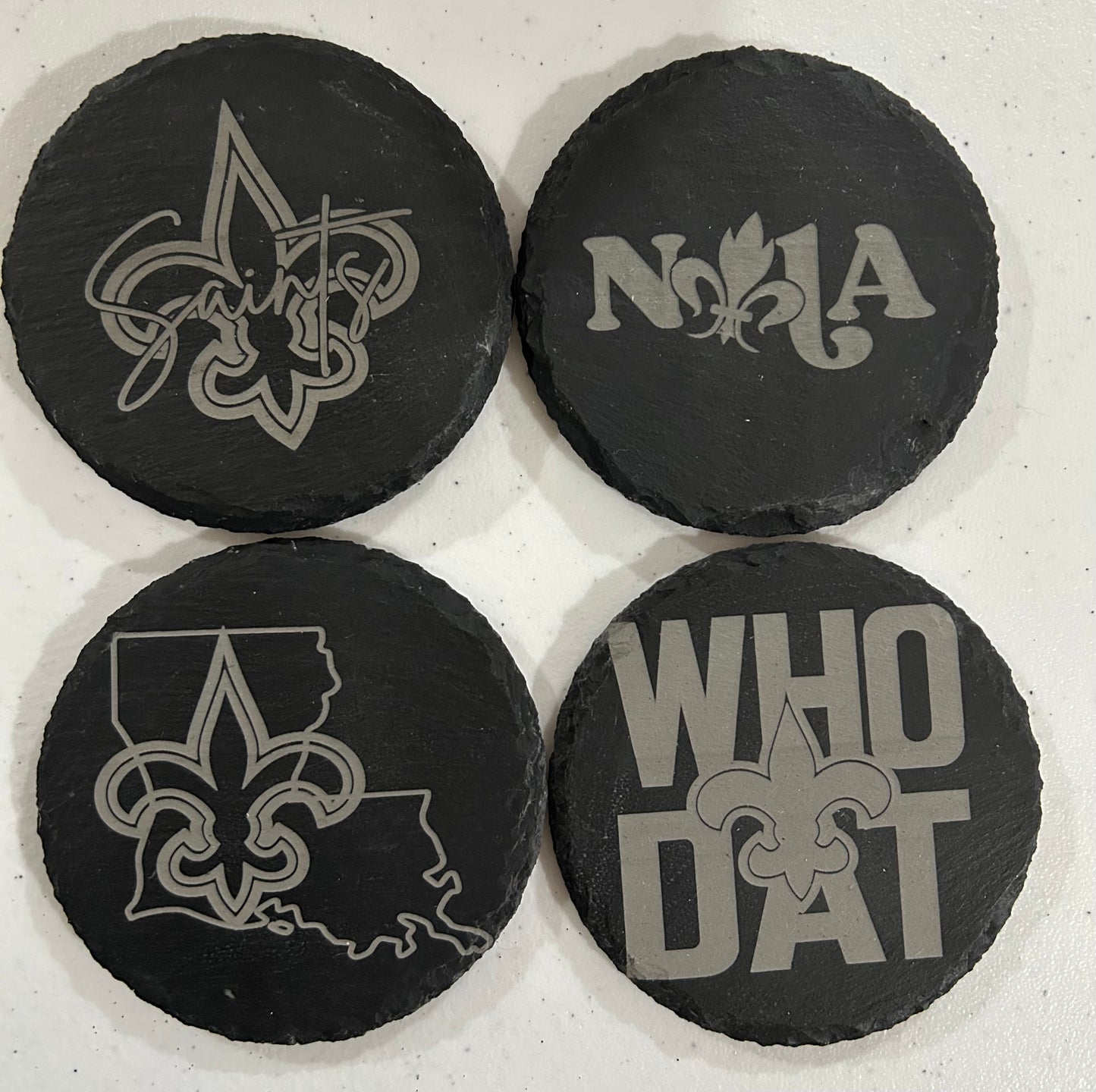Slate Coaster Sets - 5 Options Available