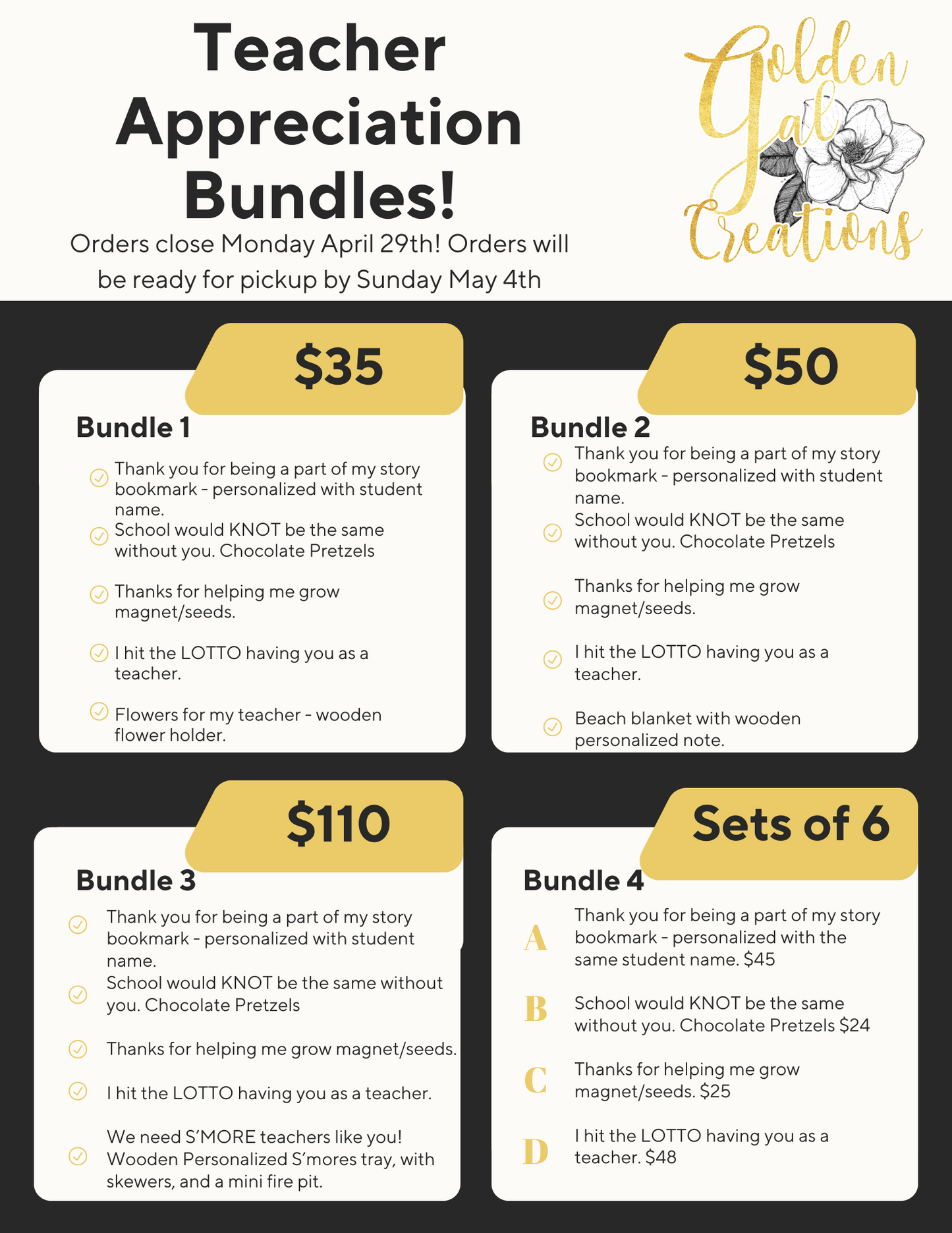 teacher appreciation bundles