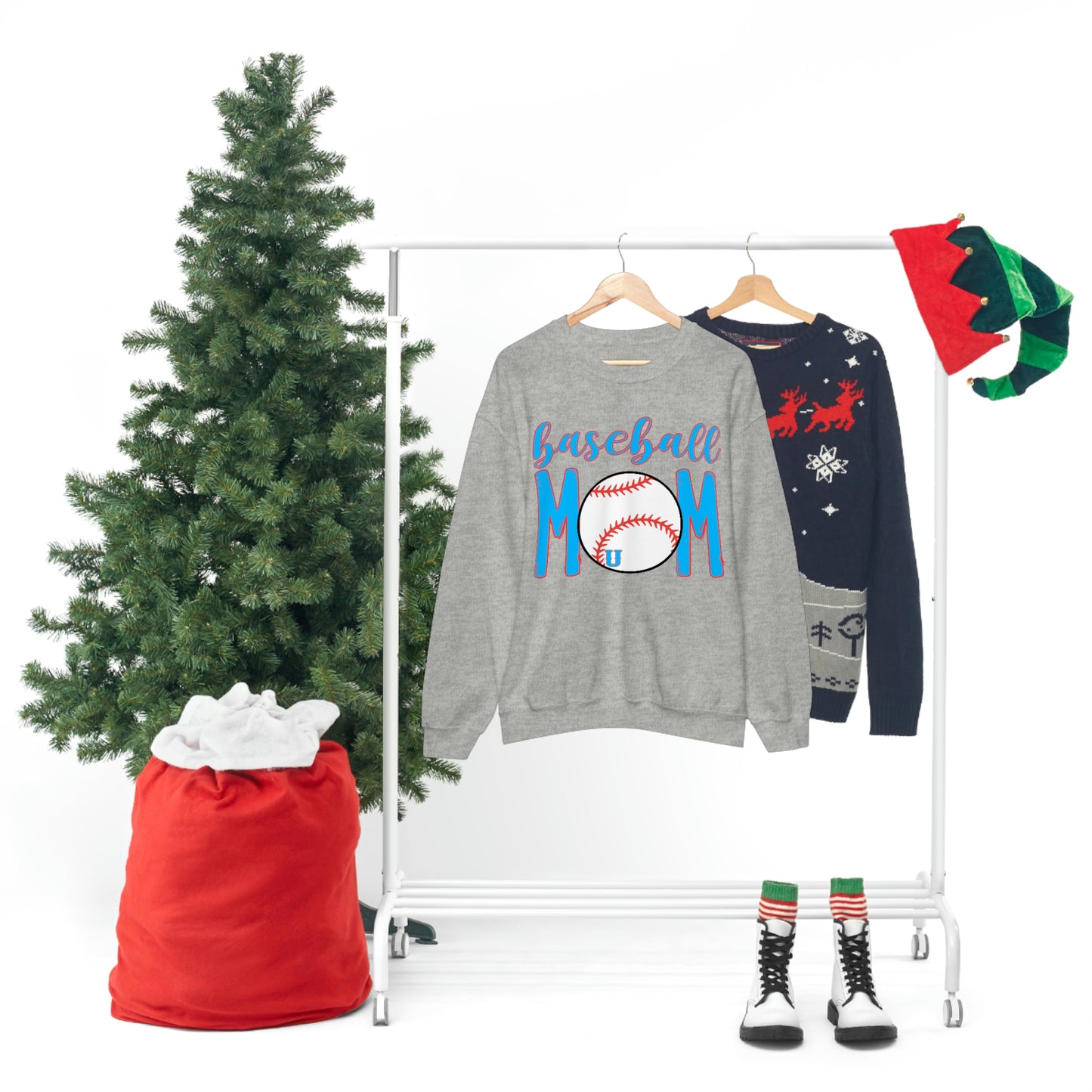 Underclassmen Baseball Mom Crewneck Sweatshirt