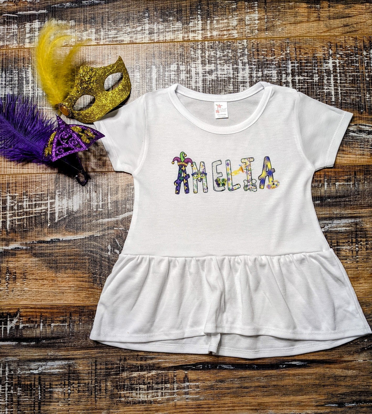 Mardi Gras Name Shirt