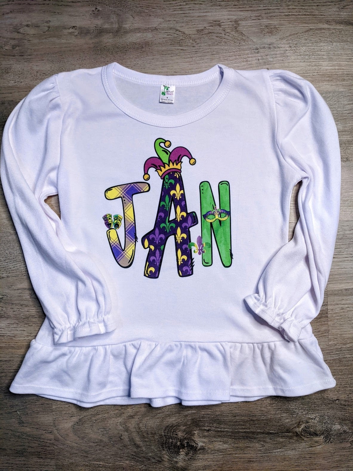 Mardi Gras Name Shirt