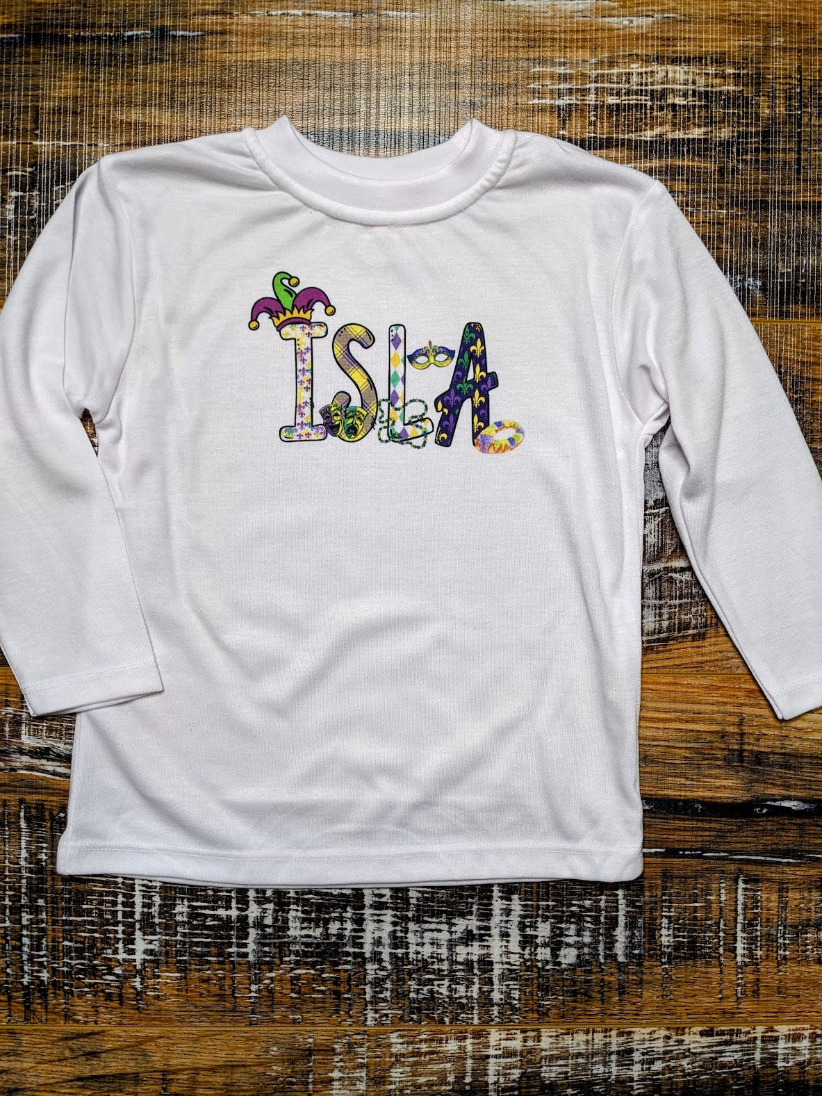 Mardi Gras Name Shirt