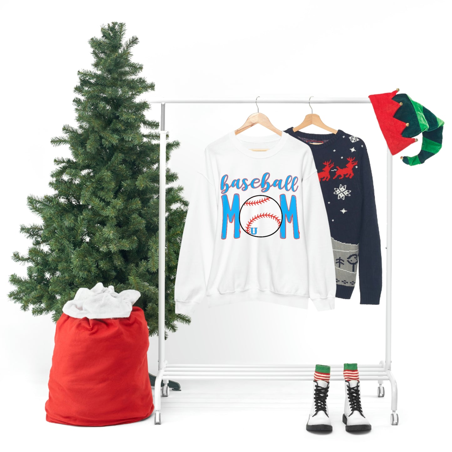 Underclassmen Baseball Mom Crewneck Sweatshirt