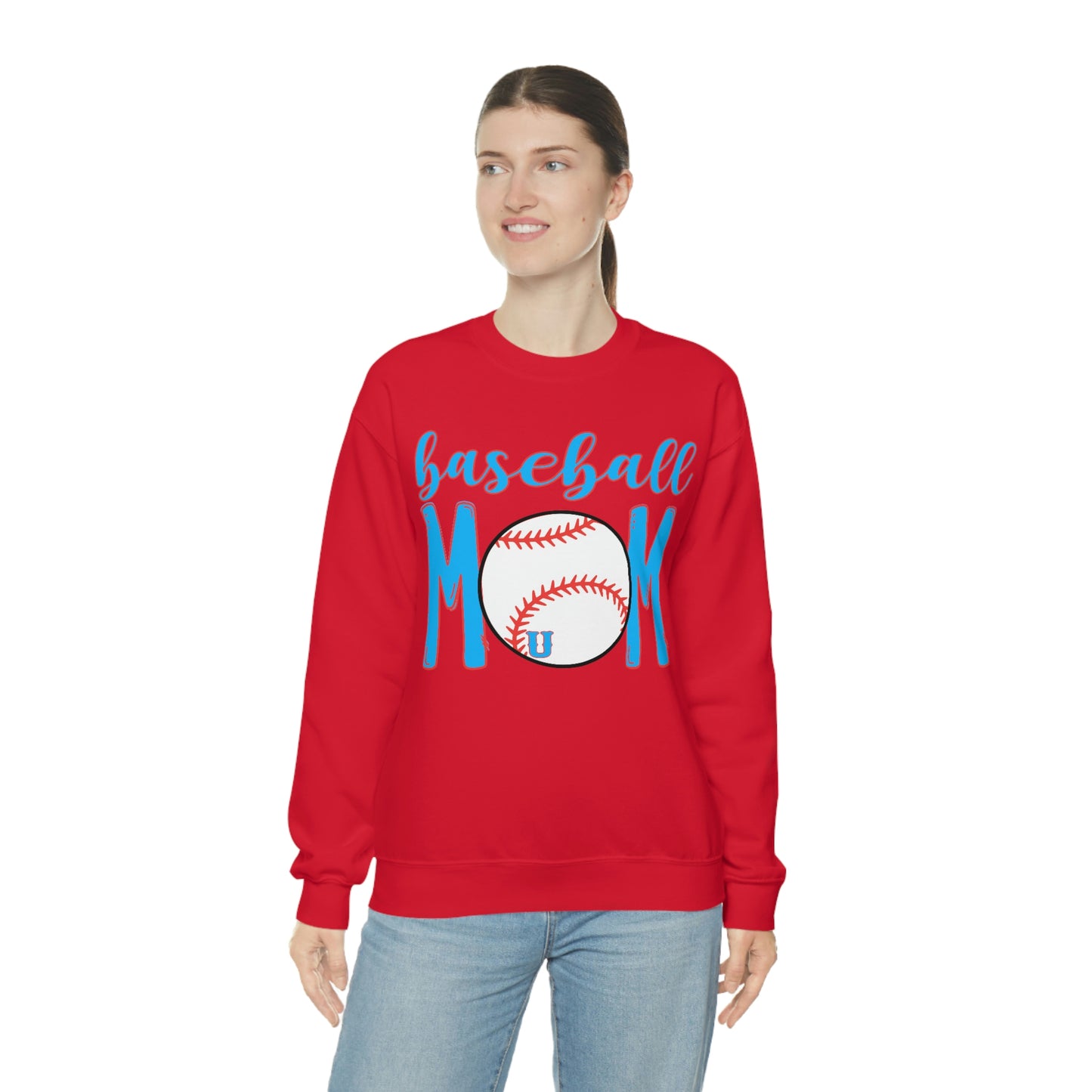 Underclassmen Baseball Mom Crewneck Sweatshirt