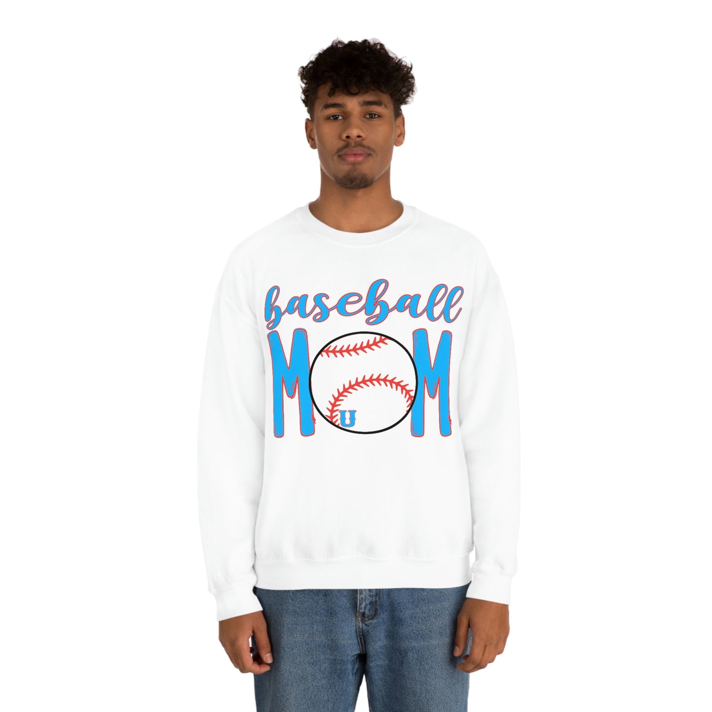 Underclassmen Baseball Mom Crewneck Sweatshirt