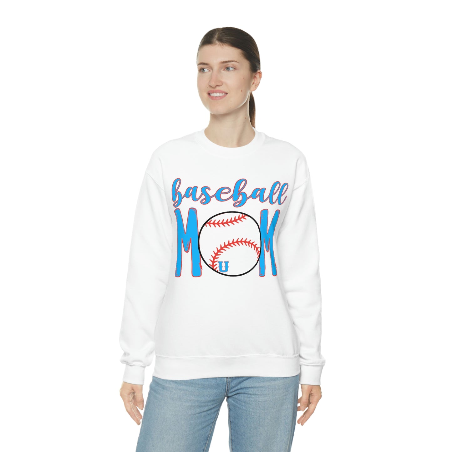 Underclassmen Baseball Mom Crewneck Sweatshirt