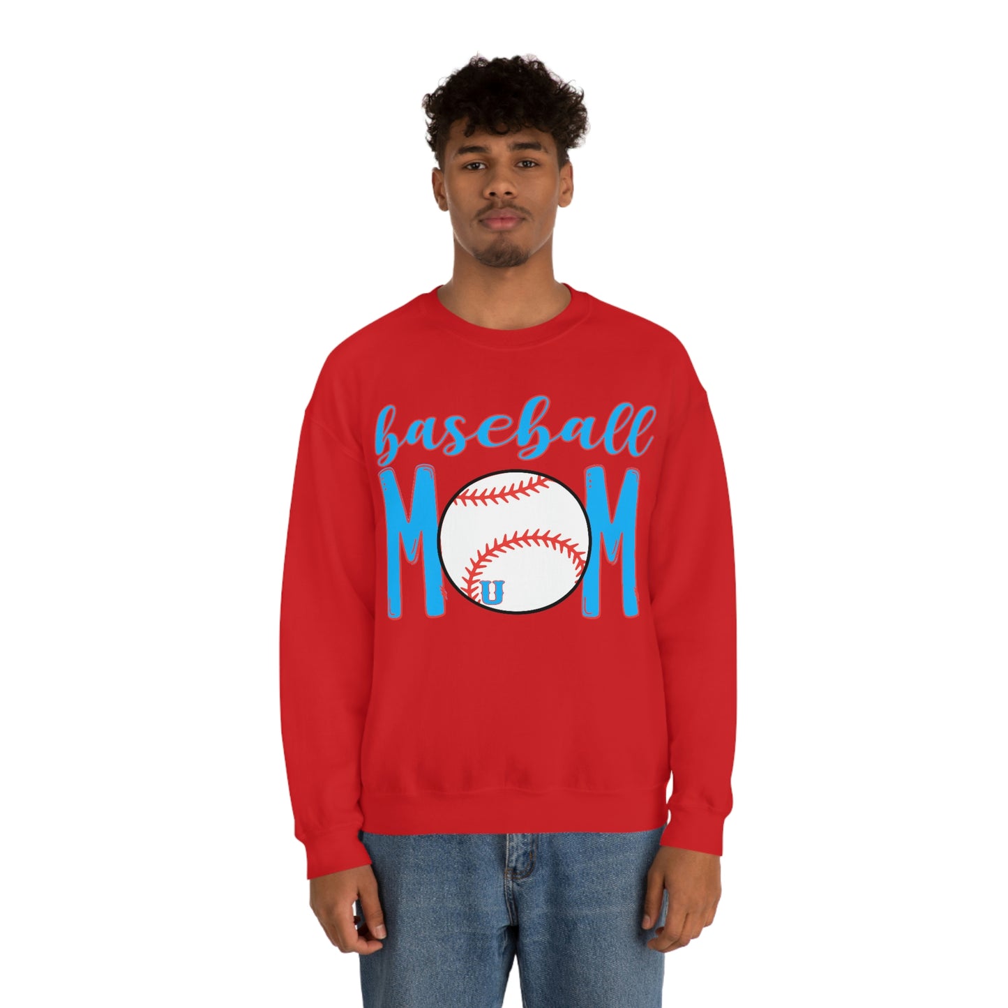 Underclassmen Baseball Mom Crewneck Sweatshirt