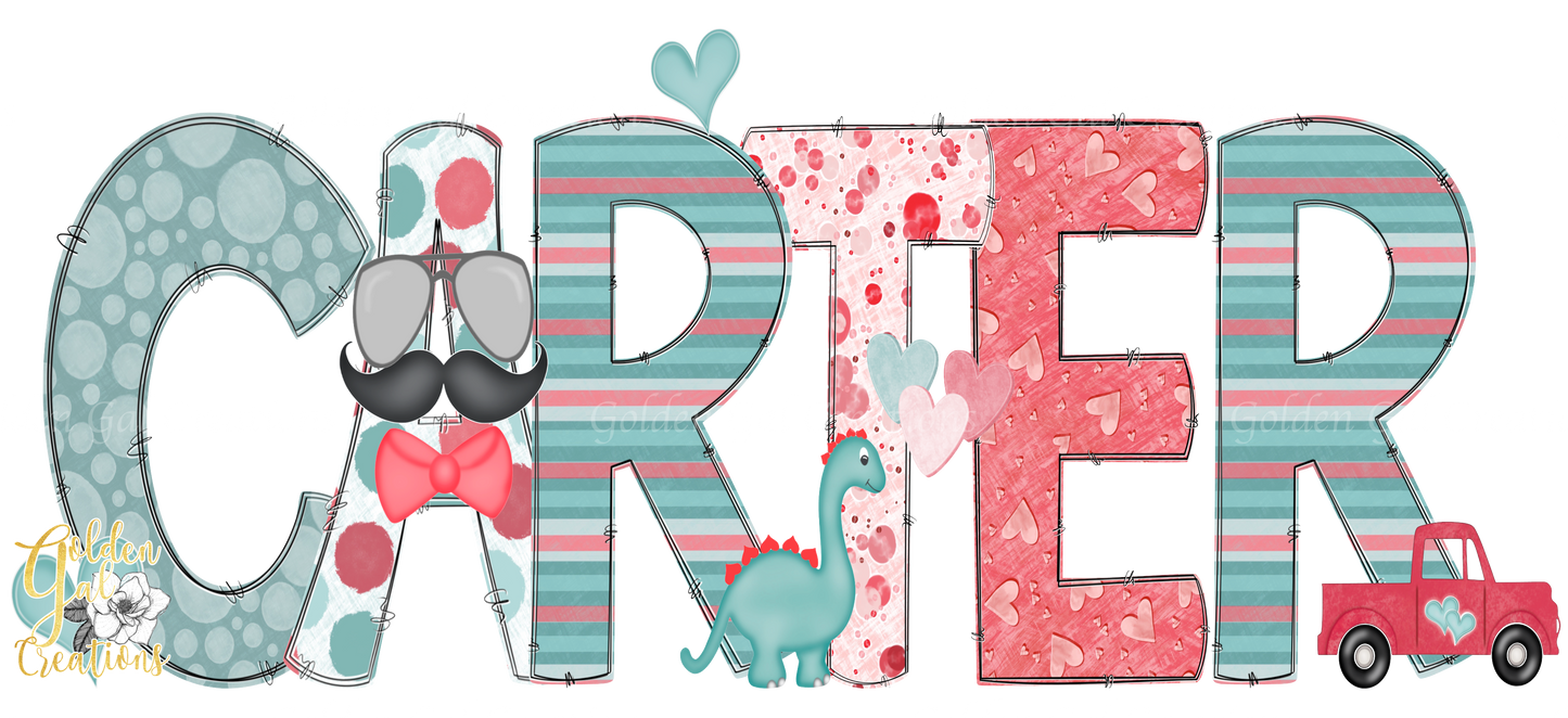 Valentine's Name Shirt
