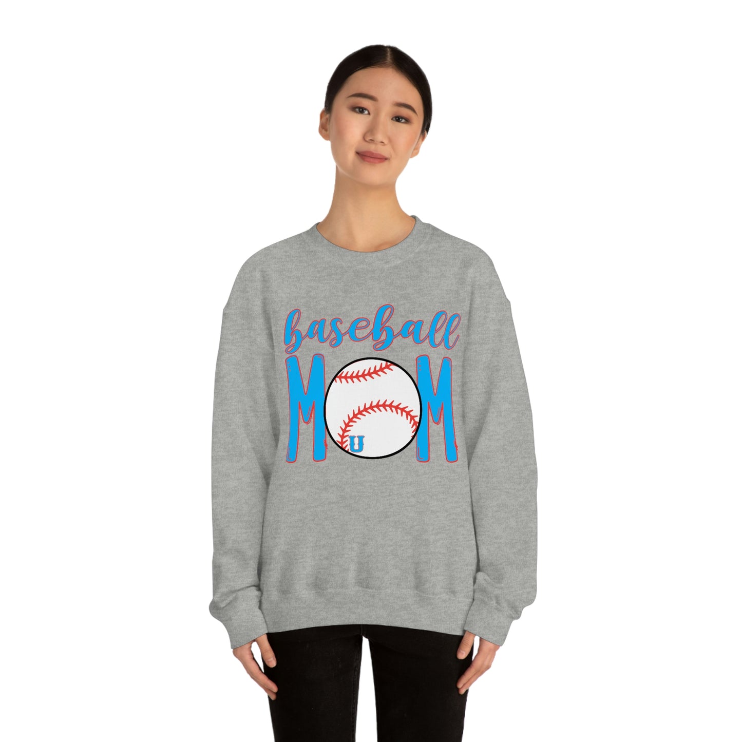 Underclassmen Baseball Mom Crewneck Sweatshirt