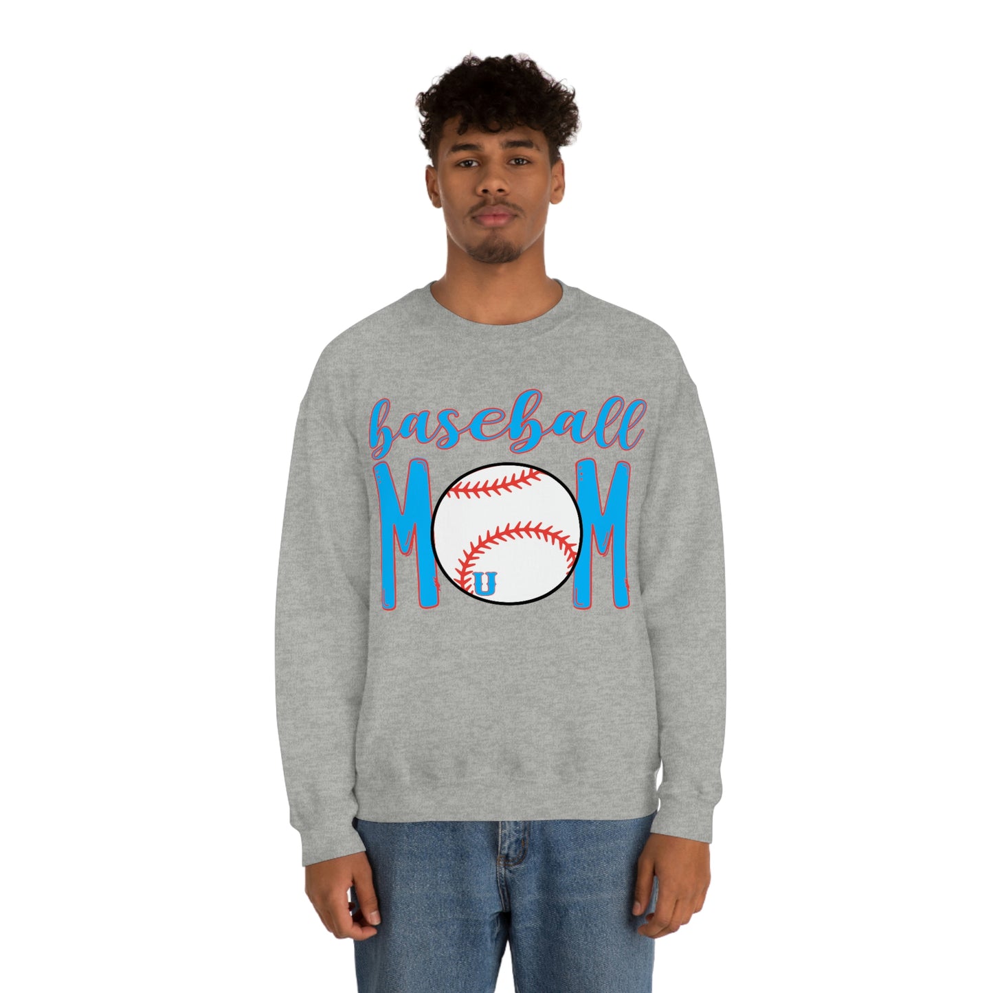Underclassmen Baseball Mom Crewneck Sweatshirt