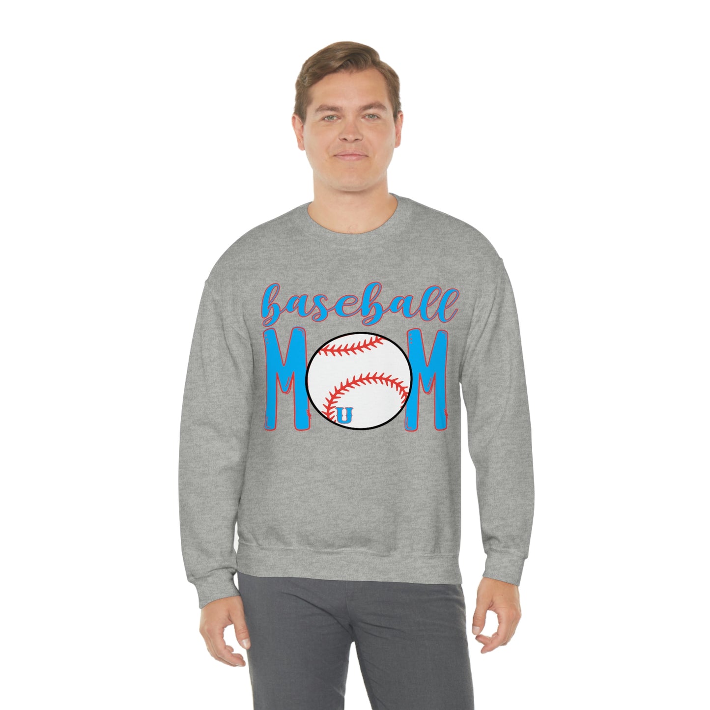 Underclassmen Baseball Mom Crewneck Sweatshirt