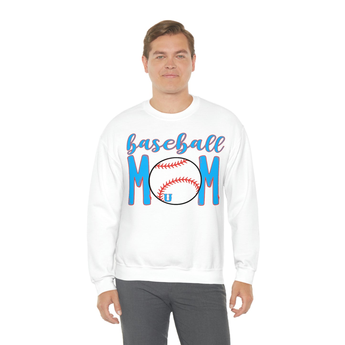 Underclassmen Baseball Mom Crewneck Sweatshirt