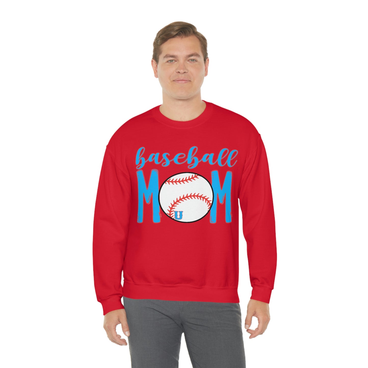 Underclassmen Baseball Mom Crewneck Sweatshirt