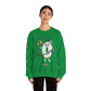 Mardi Gras King Cake Cartoon Sweatshirt - Festive Mardi Gras Sweatshirt for Swifties - King Cake I‘m the Problem Glitter Mardi Gras Sweatshirt