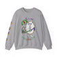 Mardi Gras King Cake Cartoon Sweatshirt - Festive Mardi Gras Sweatshirt for Swifties - King Cake I‘m the Problem Glitter Mardi Gras Sweatshirt