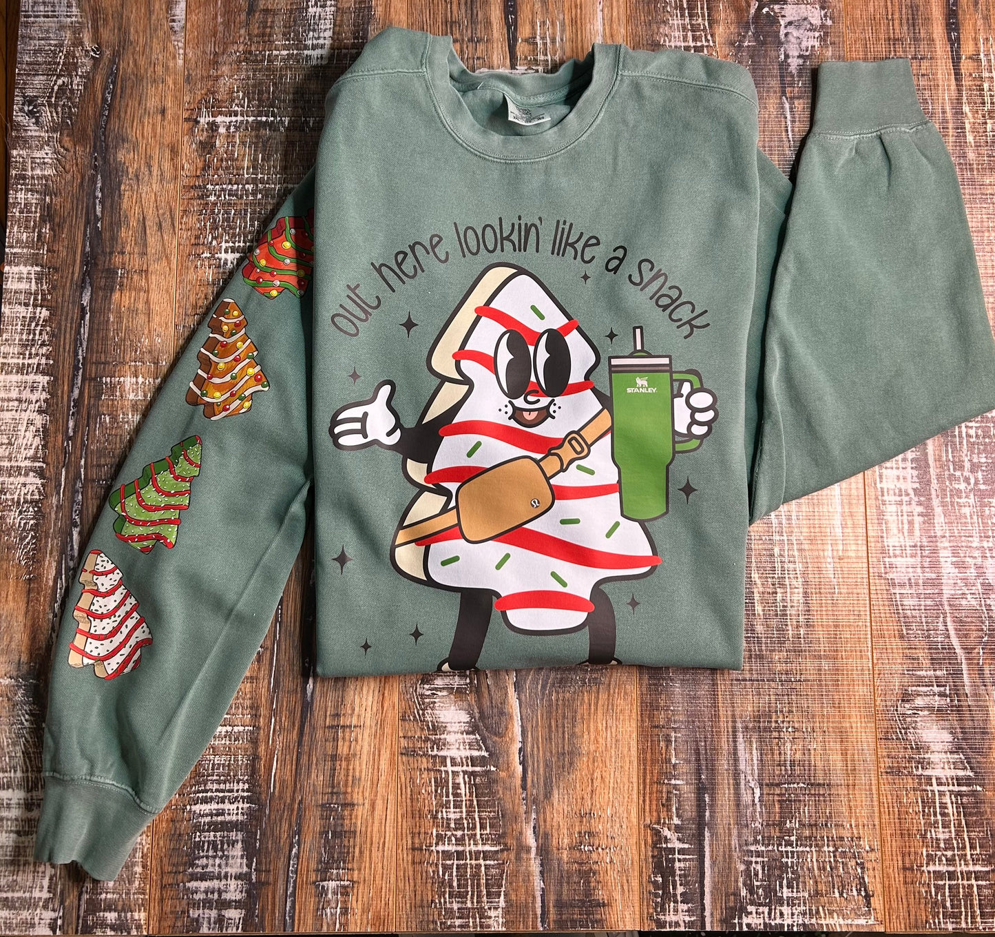 Boojee Looking Like a Snack Shirt, Boojee Christmas Sweatshirt, Christmas Tree Shirt, Holiday Gifts For Women, Funny Christmas Sweater