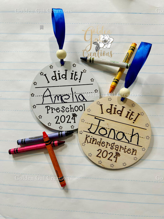 Preschool and Kindergarten Graduation keepsake