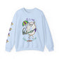 Mardi Gras King Cake Cartoon Sweatshirt - Festive Mardi Gras Sweatshirt for Swifties - King Cake I‘m the Problem Glitter Mardi Gras Sweatshirt