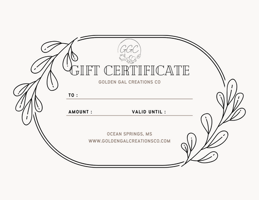 GIFT CERTIFICATE