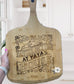 Custom Engraved Bamboo Pizza Board –“Food Always Tastes Better at Grandma’s House” Gift for Mom, Mimi, Gigi, Lollie, Yaya, Mother's Day Gift