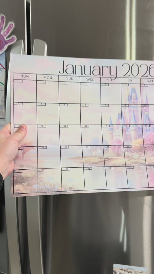 2026 Calendar (Desk or Fridge)
