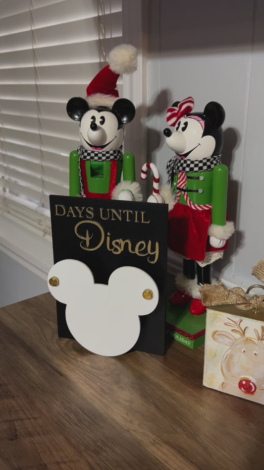 Disney Vacation Countdown Sign | Days Until Disney Sign | Disney Dry Erase Countdown | Vacation Countdown for Kids