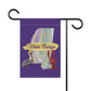 Personalized Family Name Mardi Gras Garden Flag Krewe Name
