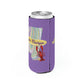 Personalized Mississippi Mardi Gras Krewe slim can koozie cooler