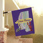 Personalized Family Name Mardi Gras Garden Flag Krewe Name