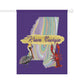 Personalized Family Name Mardi Gras Garden Flag Krewe Name