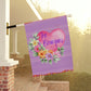 Personalized Family Name Valentine's Day Garden Flag