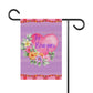 Personalized Family Name Valentine's Day Garden Flag