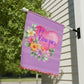 Personalized Family Name Valentine's Day Garden Flag