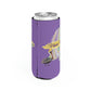 Personalized Mississippi Mardi Gras Krewe slim can koozie cooler